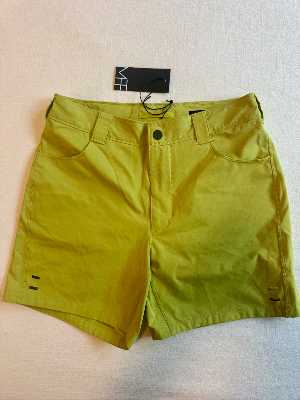 Discontinued Mff Key Short 5.5” Inseam In Citronelle Cycling Shorts Sz 27 — image 3 of 7